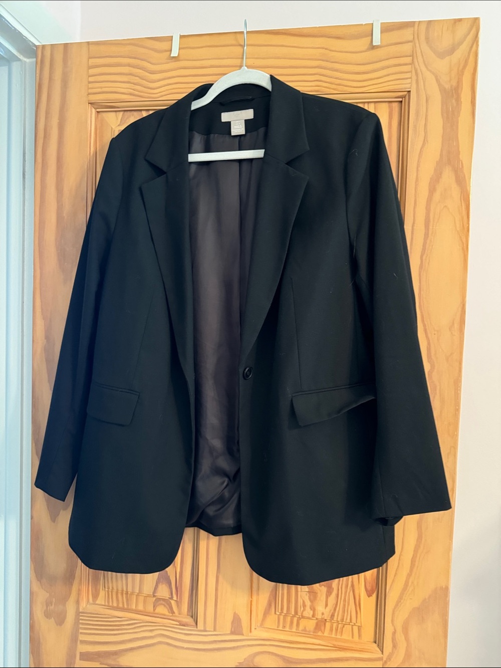 H&M Black Single-Button Women's Blazer